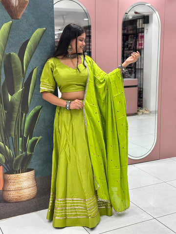 Lime Radiance  Lehenga Set ✨