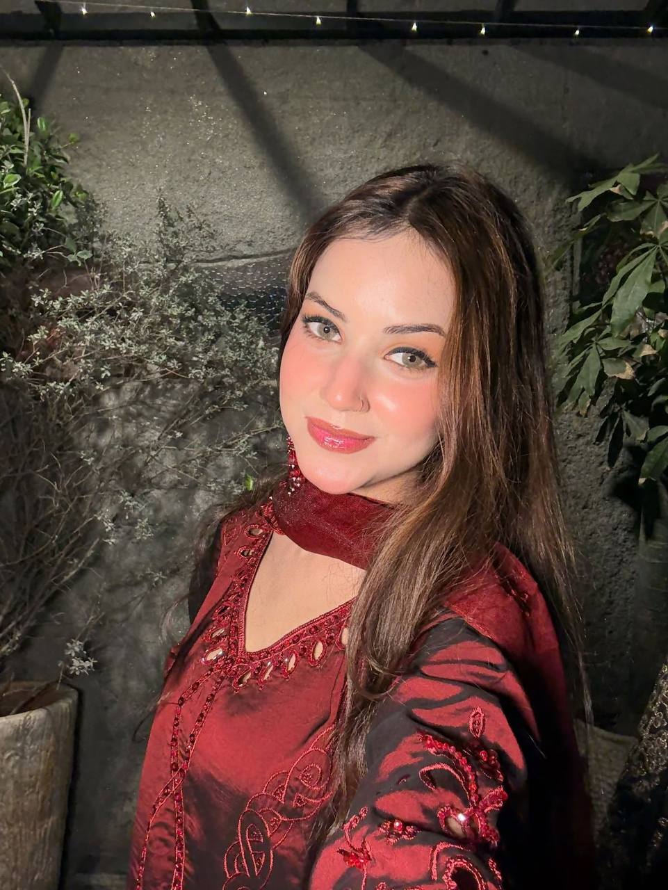 Meherza Pakistani Embroidered Palazzo Set