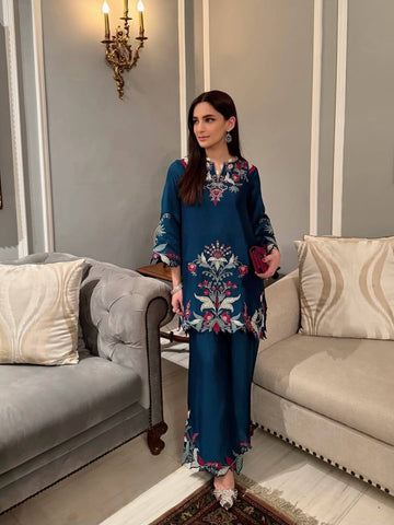 Solmira Embroidered Summer Co-Ord Set